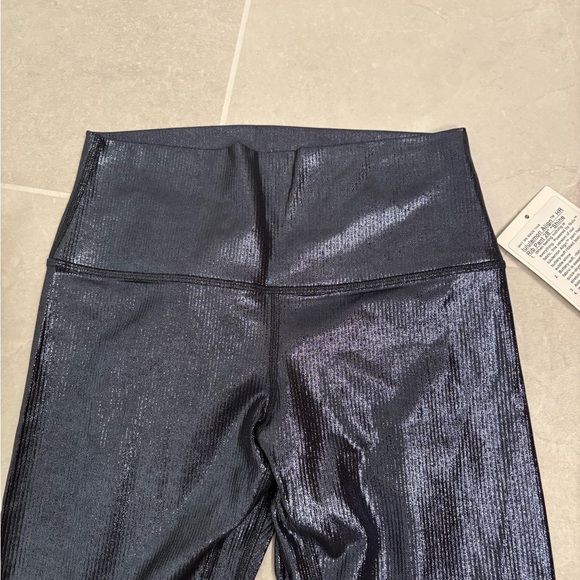 Lululemon Align Rib HR 28’’ Radiate Foil Print Black Night Size 8 - Picture 5 of 12